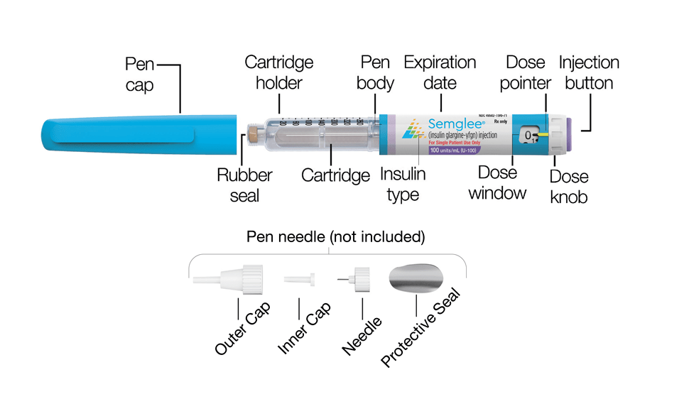 prefill insulin pen parts