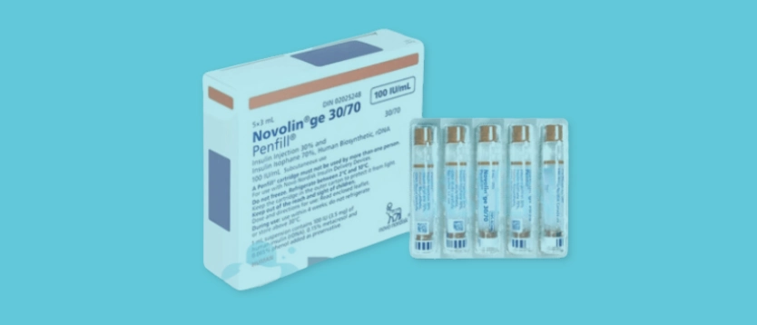 Novolin Ge 30 70 Penfill Cartridge